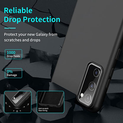 For Samsung Galaxy S20 FE 2022/S20 FE MagSafe Magnetic Liquid Silicone Phone Case(Black) by buy2fix