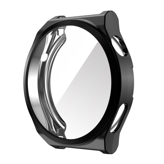For Huawei Watch GT3 Pro 46mm Electroplating Full Coverage TPU Watch Case(Black) by buy2fix
