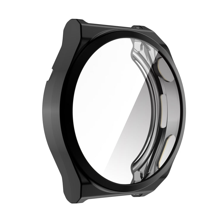 For Huawei Watch GT3 Pro 46mm Electroplating Full Coverage TPU Watch Case(Black) by buy2fix