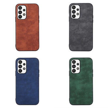 For Samsung Galaxy A53 5G Morocco Texture PU+TPU+PC Shockproof Phone Case(Brown) by buy2fix