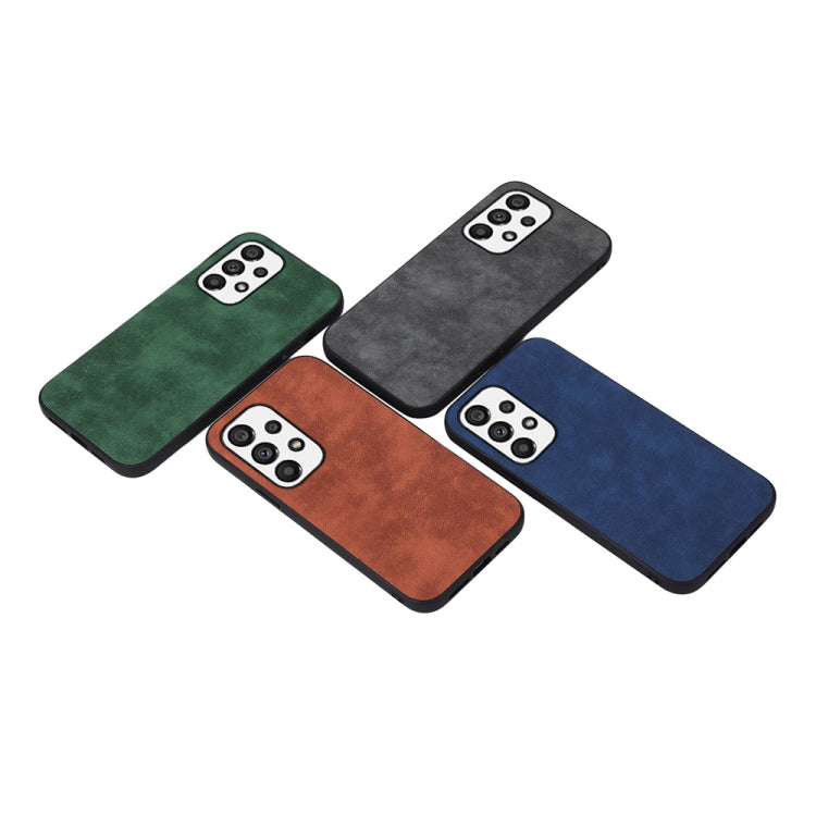 For Samsung Galaxy A53 5G Morocco Texture PU+TPU+PC Shockproof Phone Case(Brown) by buy2fix