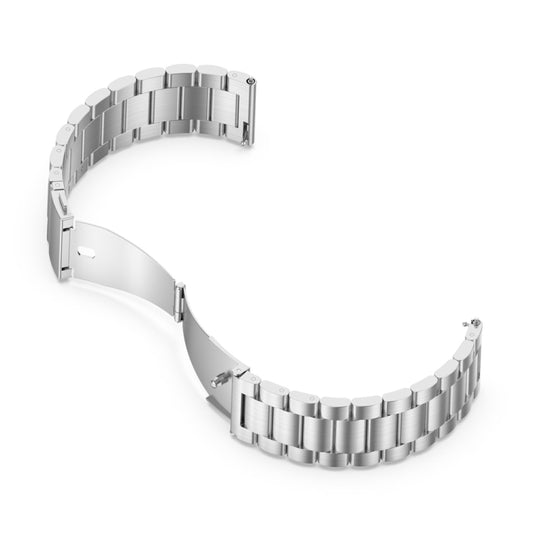 For Huawei GT 3 Pro 46mm Three-bead Metal Steel Watch Band(Silver) by buy2fix