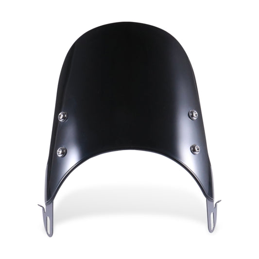XRL-456120 Motorcycle 5-7 inch Headlight Retro Windshield(Black) - Others by buy2fix | Online Shopping UK | buy2fix