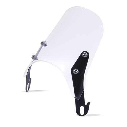 XRL-456120 Motorcycle 5-7 inch Headlight Retro Windshield(Transparent) - Others by buy2fix | Online Shopping UK | buy2fix