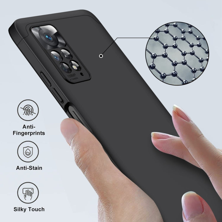 For Xiaomi Redmi Note 11 Pro 4G / 5G Global GKK Three Stage Splicing Full Coverage PC Case(Black) by GKK