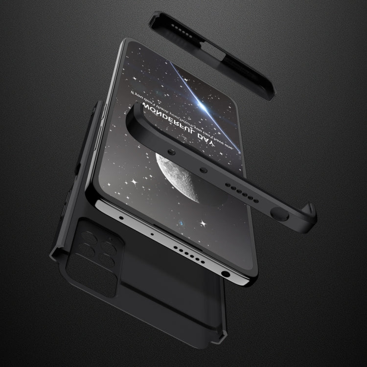 For Xiaomi Redmi Note 11 Pro 4G / 5G Global GKK Three Stage Splicing Full Coverage PC Case(Black) by GKK