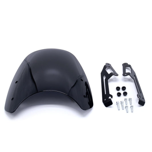 XRL-DF-7654 Motorcycle Headlight Retro Windshield for DUCATI(Black) - Others by buy2fix | Online Shopping UK | buy2fix