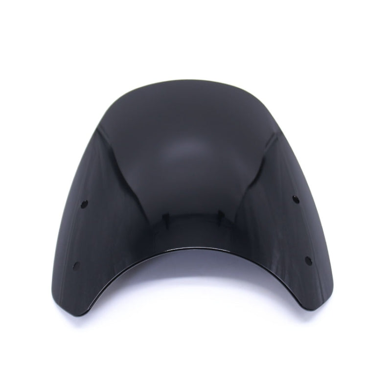 XRL-DF-7654 Motorcycle Headlight Retro Windshield for DUCATI(Black) - Others by buy2fix | Online Shopping UK | buy2fix