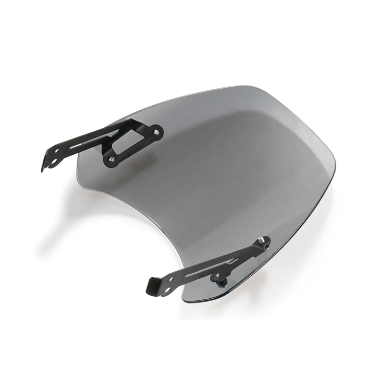 XRL-DF-7654 Motorcycle Headlight Retro Windshield for DUCATI(Transparent Grey) - Others by buy2fix | Online Shopping UK | buy2fix