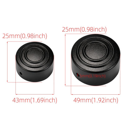 HP-A006 Motorcycle Modified Rear Axle Nut Covers Caps for Harley Sportster S(Black) by buy2fix