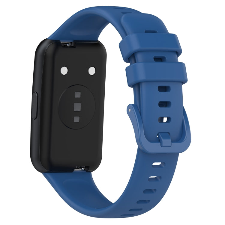 For Huawei Band 7 Silicone Watch Band(Blue) by buy2fix
