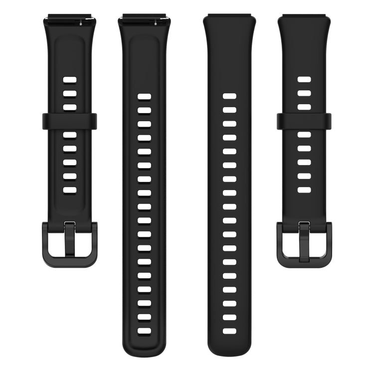 For Huawei Band 7 Silicone Watch Band(Black) by buy2fix
