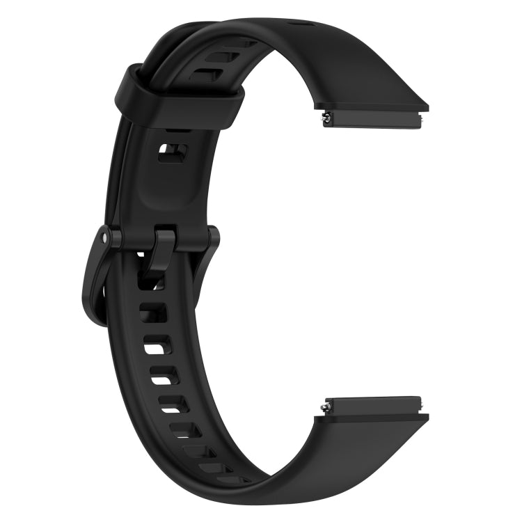 For Huawei Band 7 Silicone Watch Band(Black) by buy2fix
