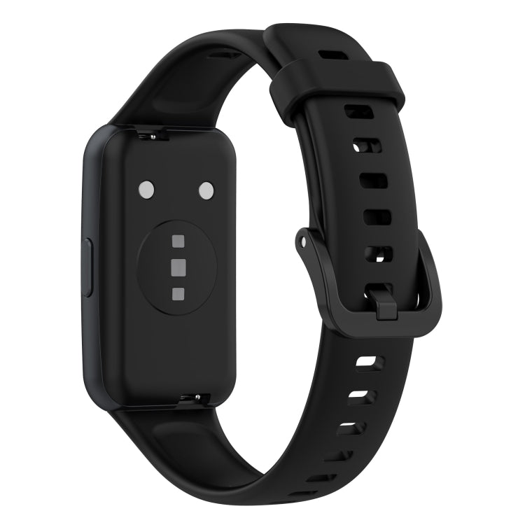 For Huawei Band 7 Silicone Watch Band(Black) by buy2fix