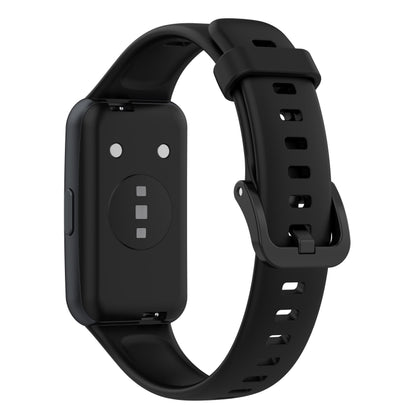 For Huawei Band 7 Silicone Watch Band(Black) by buy2fix