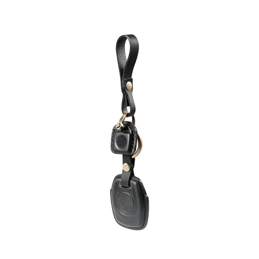 HP-A009 Motorcycle Cowhide Leather Induction Key Protective Cover for Harley Sportster S(Black) - Bags & Luggages by buy2fix | Online Shopping UK | buy2fix