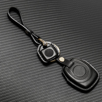 HP-A009 Motorcycle Cowhide Leather Induction Key Protective Cover for Harley Sportster S(Black) - Bags & Luggages by buy2fix | Online Shopping UK | buy2fix