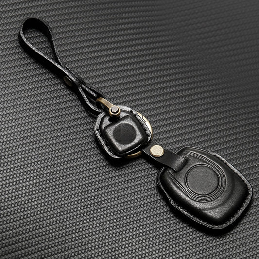 HP-A009 Motorcycle Cowhide Leather Induction Key Protective Cover for Harley Sportster S(Black) - Bags & Luggages by buy2fix | Online Shopping UK | buy2fix