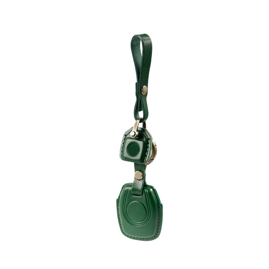 HP-A009 Motorcycle Cowhide Leather Induction Key Protective Cover for Harley Sportster S(Green) - Bags & Luggages by buy2fix | Online Shopping UK | buy2fix