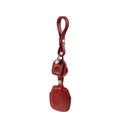 HP-A009 Motorcycle Cowhide Leather Induction Key Protective Cover for Harley Sportster S(Red) - Bags & Luggages by buy2fix | Online Shopping UK | buy2fix