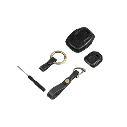 HP-A009 Motorcycle Cowhide Leather Induction Key Protective Cover for Harley Sportster S(Green) - Bags & Luggages by buy2fix | Online Shopping UK | buy2fix
