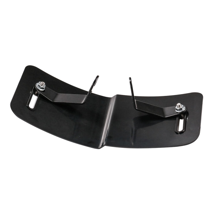 HP-DF018 Motorcycle Aluminum Alloy Front Windshield for Honda CB650R(Black + White) - Others by buy2fix | Online Shopping UK | buy2fix