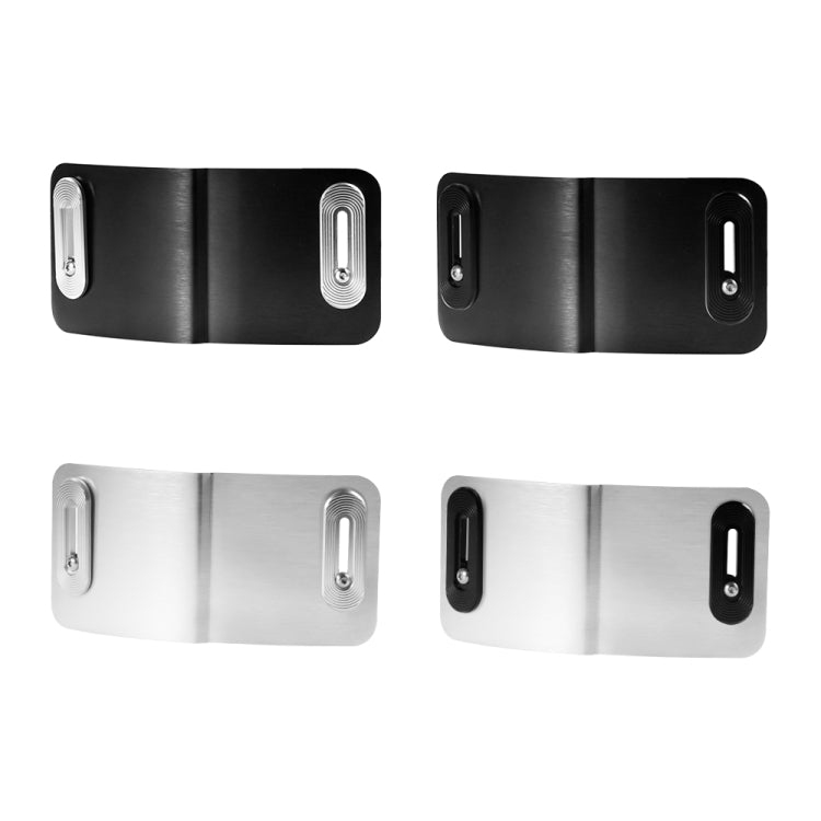 HP-DF018 Motorcycle Aluminum Alloy Front Windshield for Honda CB650R(Black + White) - Others by buy2fix | Online Shopping UK | buy2fix