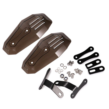 HP-HS002 1 Pair Motorcycle PC Front Windshield Handguard for Harley 883 / x48 / 1200(Smoked) - Others by buy2fix | Online Shopping UK | buy2fix