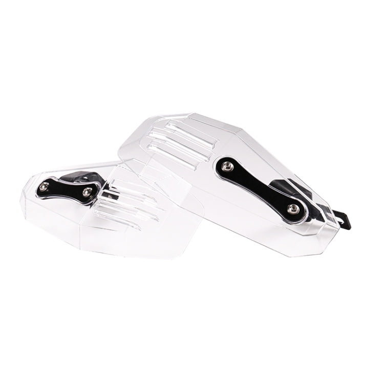HP-HS002 1 Pair Motorcycle PC Front Windshield Handguard for Harley 883 / x48 / 1200(Transparent) - Others by buy2fix | Online Shopping UK | buy2fix