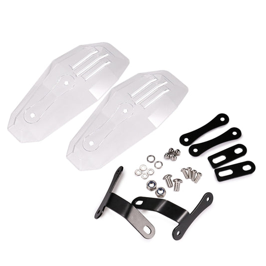 HP-HS002 1 Pair Motorcycle PC Front Windshield Handguard for Harley 883 / x48 / 1200(Transparent) - Others by buy2fix | Online Shopping UK | buy2fix