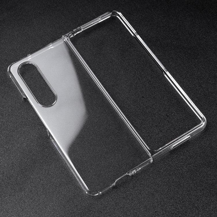 For Samsung Galaxy Z Fold4 Transparent PC Phone Case - Galaxy Z Fold4 5G Cases by buy2fix | Online Shopping UK | buy2fix