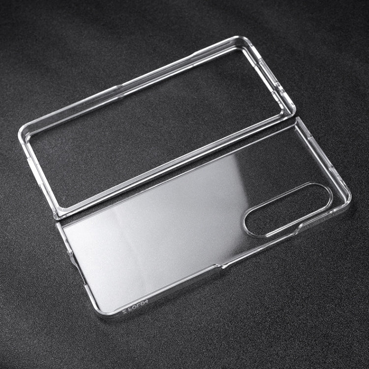For Samsung Galaxy Z Fold4 Transparent PC Phone Case - Galaxy Z Fold4 5G Cases by buy2fix | Online Shopping UK | buy2fix