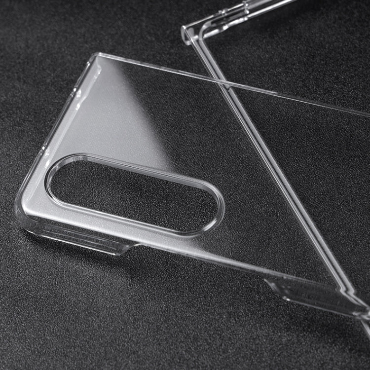 For Samsung Galaxy Z Fold4 Transparent PC Phone Case - Galaxy Z Fold4 5G Cases by buy2fix | Online Shopping UK | buy2fix