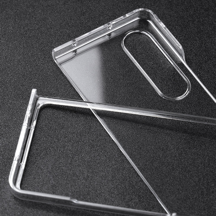 For Samsung Galaxy Z Fold4 Transparent PC Phone Case - Galaxy Z Fold4 5G Cases by buy2fix | Online Shopping UK | buy2fix