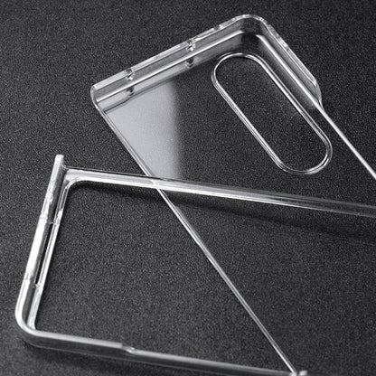 For Samsung Galaxy Z Fold4 Transparent PC Phone Case - Galaxy Z Fold4 5G Cases by buy2fix | Online Shopping UK | buy2fix