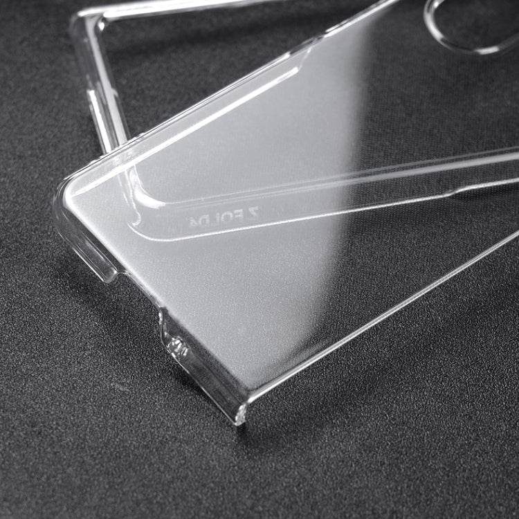 For Samsung Galaxy Z Fold4 Transparent PC Phone Case - Galaxy Z Fold4 5G Cases by buy2fix | Online Shopping UK | buy2fix