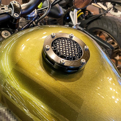 HP-Q088 Retro Motorcycle Modified Fuel Tank Cap for Harley XL883 / X48(Silver) - Replacement Parts by buy2fix | Online Shopping UK | buy2fix