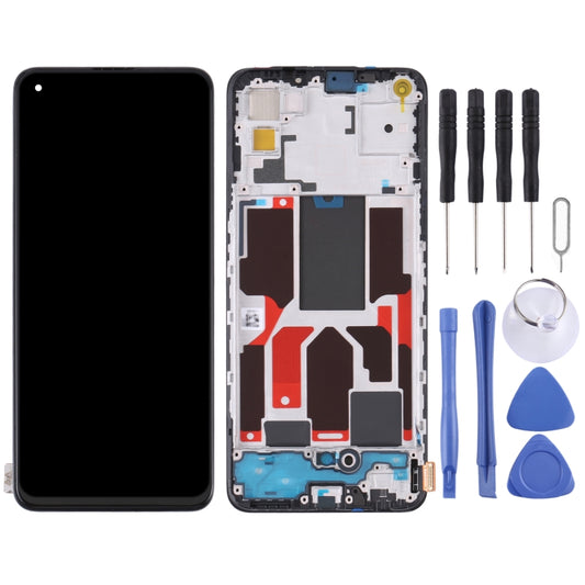 Original LCD Screen For OPPO Reno5 5G/Find X3 Lite with Digitizer Full Assembly with Frame - LCD Screen by buy2fix | Online Shopping UK | buy2fix