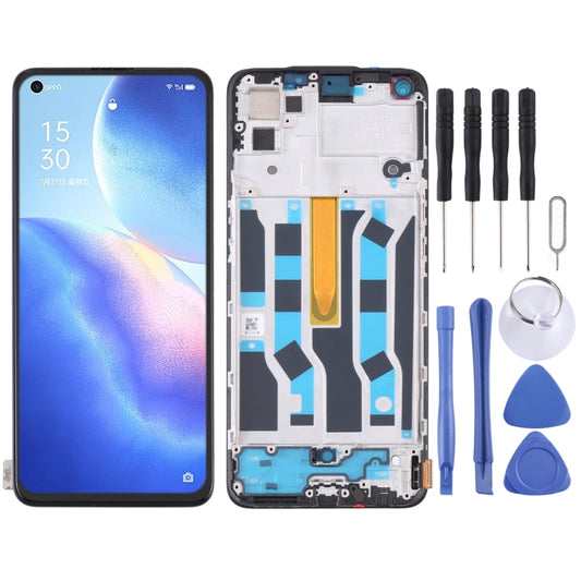 Original LCD Screen For OPPO Reno5 4G/Reno5 K with Digitizer Full Assembly with Frame - LCD Screen by buy2fix | Online Shopping UK | buy2fix