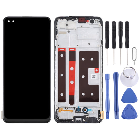 Original LCD Screen For OPPO Reno4 Lite/F17 Pro with Digitizer Full Assembly with Frame - LCD Screen by buy2fix | Online Shopping UK | buy2fix
