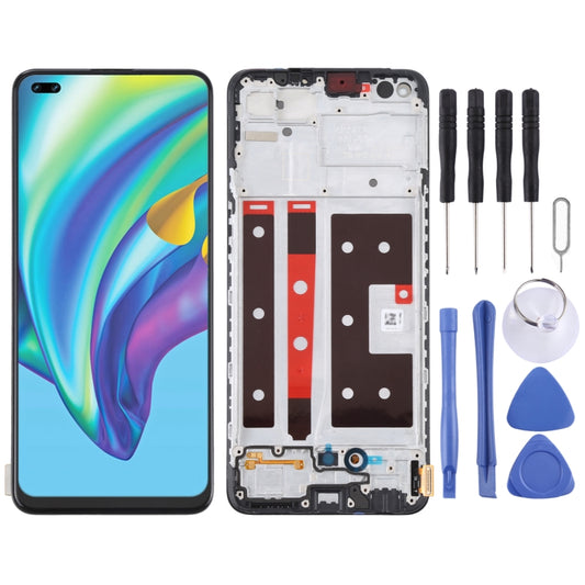 Original LCD Screen For OPPO Reno4 Lite/F17 Pro with Digitizer Full Assembly with Frame - LCD Screen by buy2fix | Online Shopping UK | buy2fix