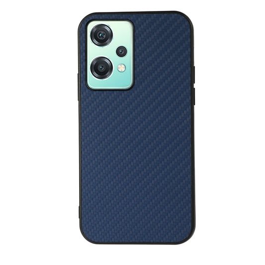 For OnePlus Nord CE 2 Lite 5G Carbon Fiber Texture Shockproof Protective Phone Case(Blue) - OnePlus Cases by buy2fix | Online Shopping UK | buy2fix