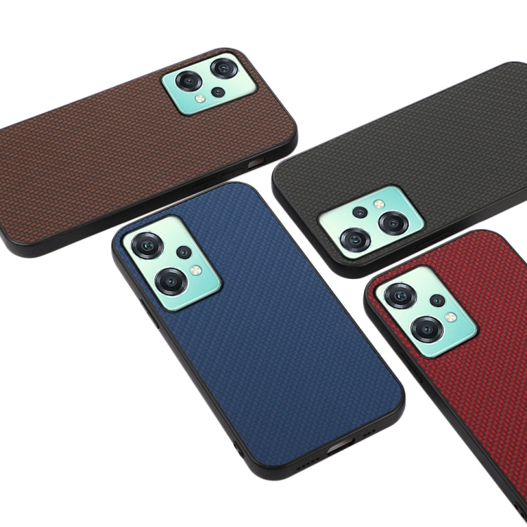 For OnePlus Nord CE 2 Lite 5G Carbon Fiber Texture Shockproof Protective Phone Case(Blue) - OnePlus Cases by buy2fix | Online Shopping UK | buy2fix