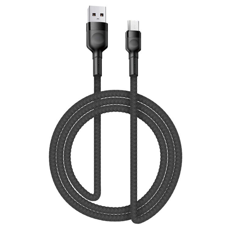 Micro USB 5A Beauty Tattoo USB Charging Cable,Cable Length: 1m(Black) by buy2fix