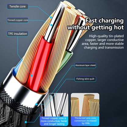 Micro USB 5A Beauty Tattoo USB Charging Cable,Cable Length: 1m(Green) by buy2fix