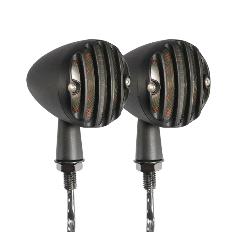 HP-Z056 1 Pair Retro Motorcycle Modified LED Turn Signal for Harley(Black) by buy2fix