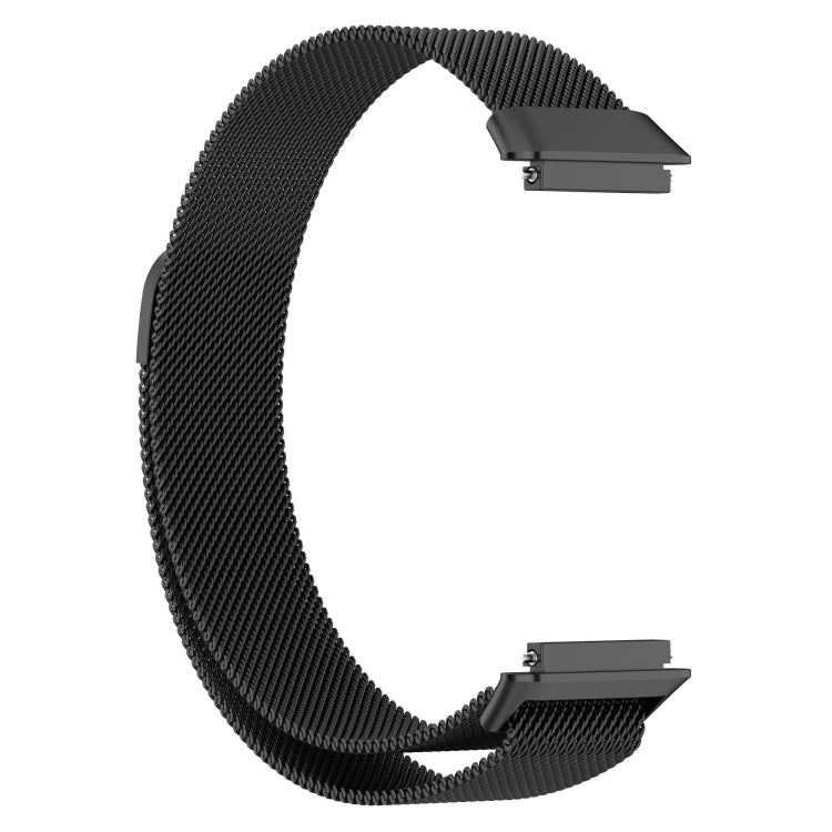 For Huawei Band 7 / 7 NFC Milan Metal Magnetic Watch Band(Black) by buy2fix