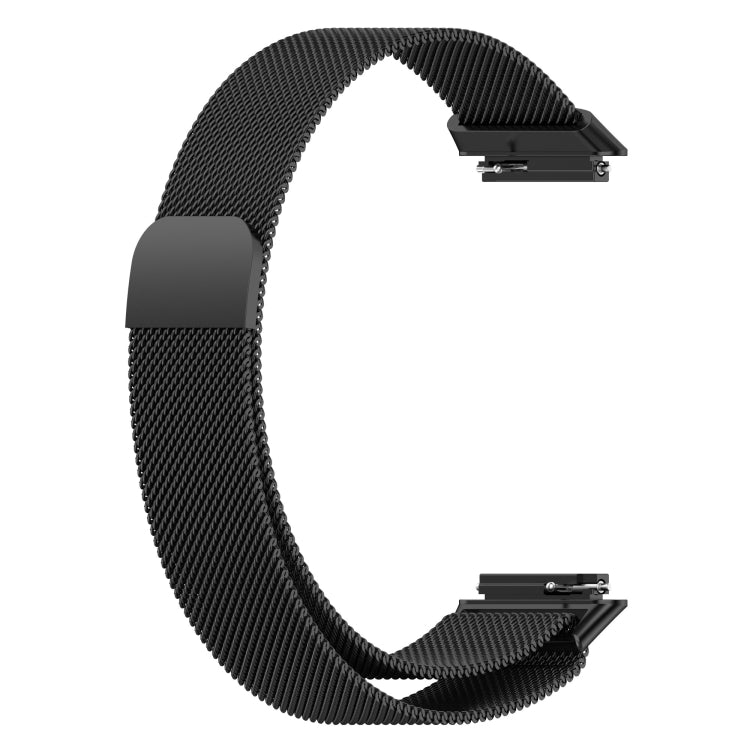 For Huawei Band 7 / 7 NFC Milan Metal Magnetic Watch Band(Black) by buy2fix