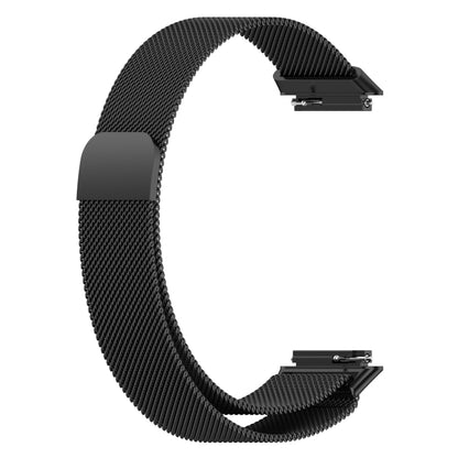 For Huawei Band 7 / 7 NFC Milan Metal Magnetic Watch Band(Black) by buy2fix