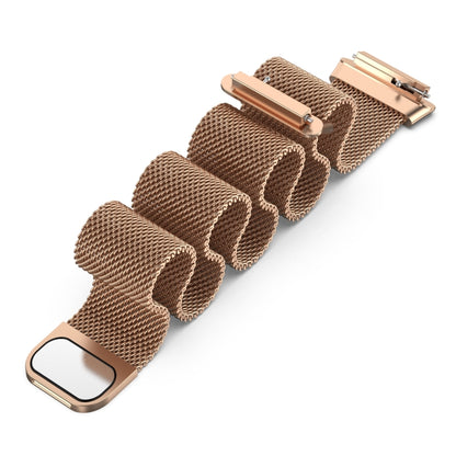 For Huawei Band 7 / 7 NFC Milan Metal Magnetic Watch Band(Rose Gold) by buy2fix